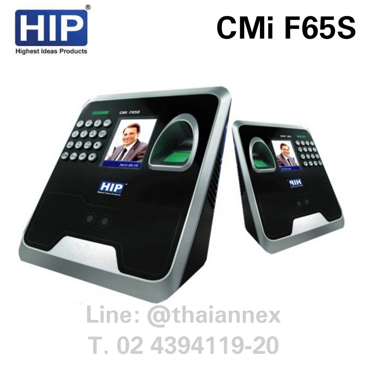 เครื่องสแกนใบหน้า HIP CMi F65S (2,000 ใบหน้า) (Access Control)