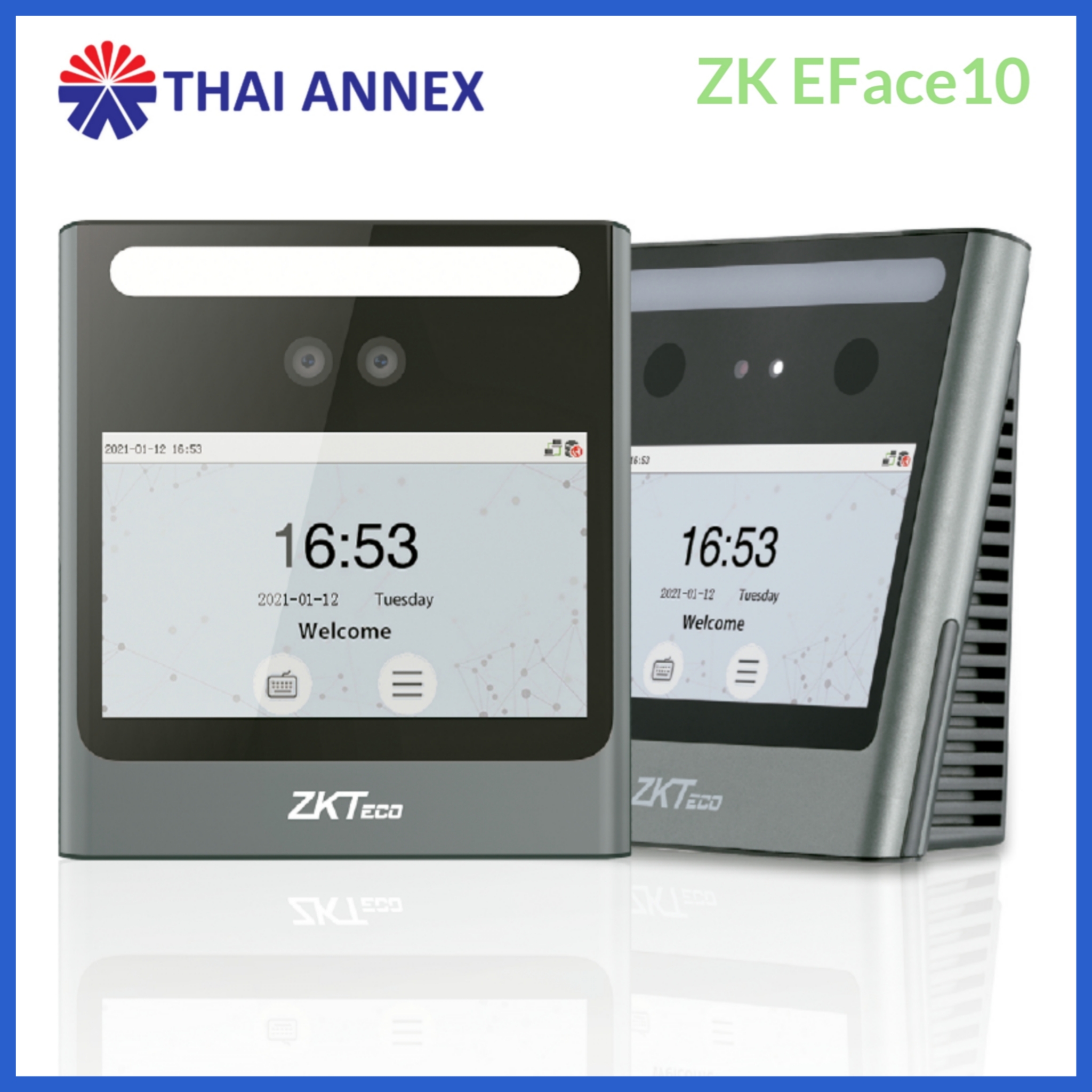 เครื่องสแกนใบหน้า ZK EFace10/ID เครื่องสแกนใบหน้า ZK EFace10/ID