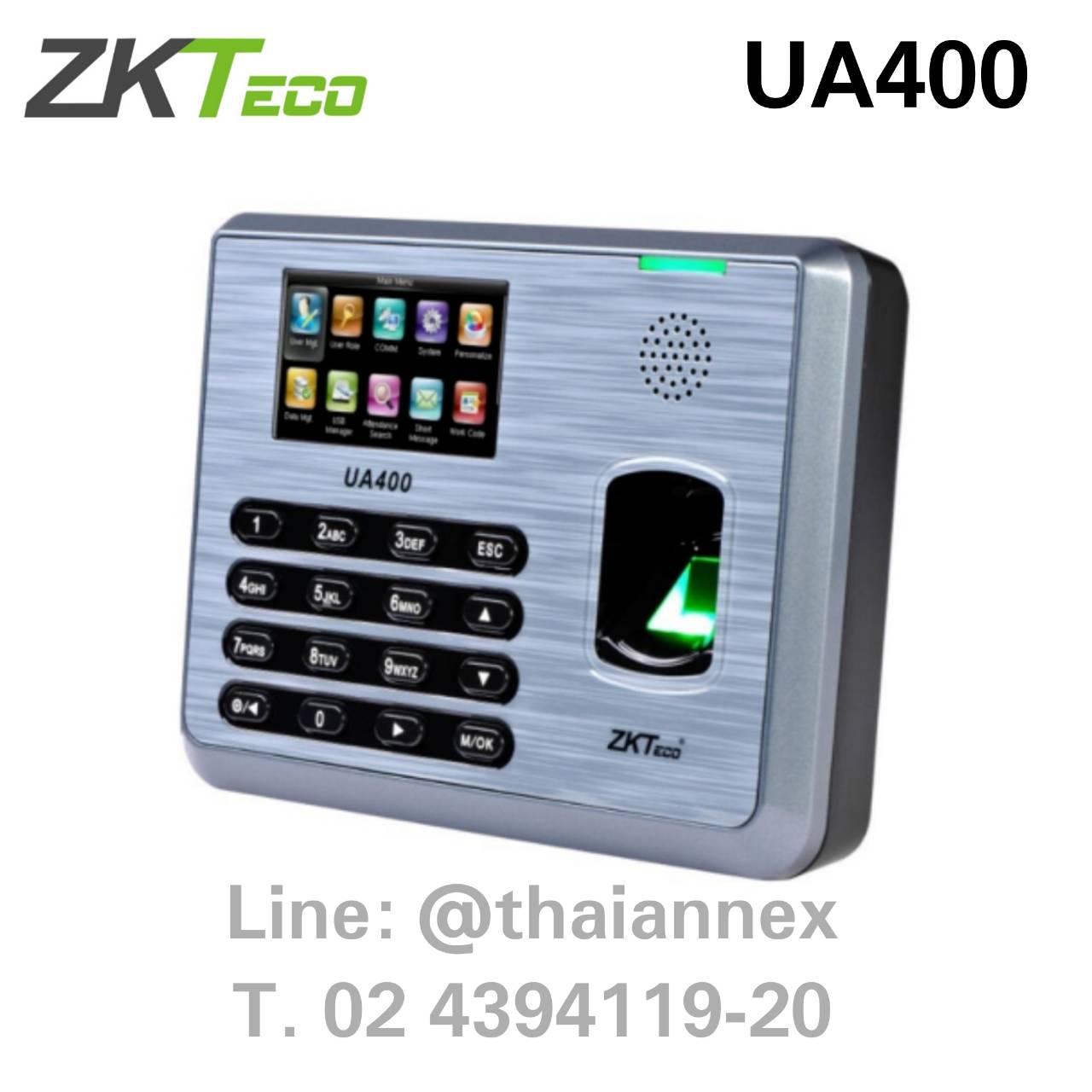 เครื่องสแกนลายนิ้วมือ ZK UA400 เครื่องสแกนลายนิ้วมือ ZK UA400