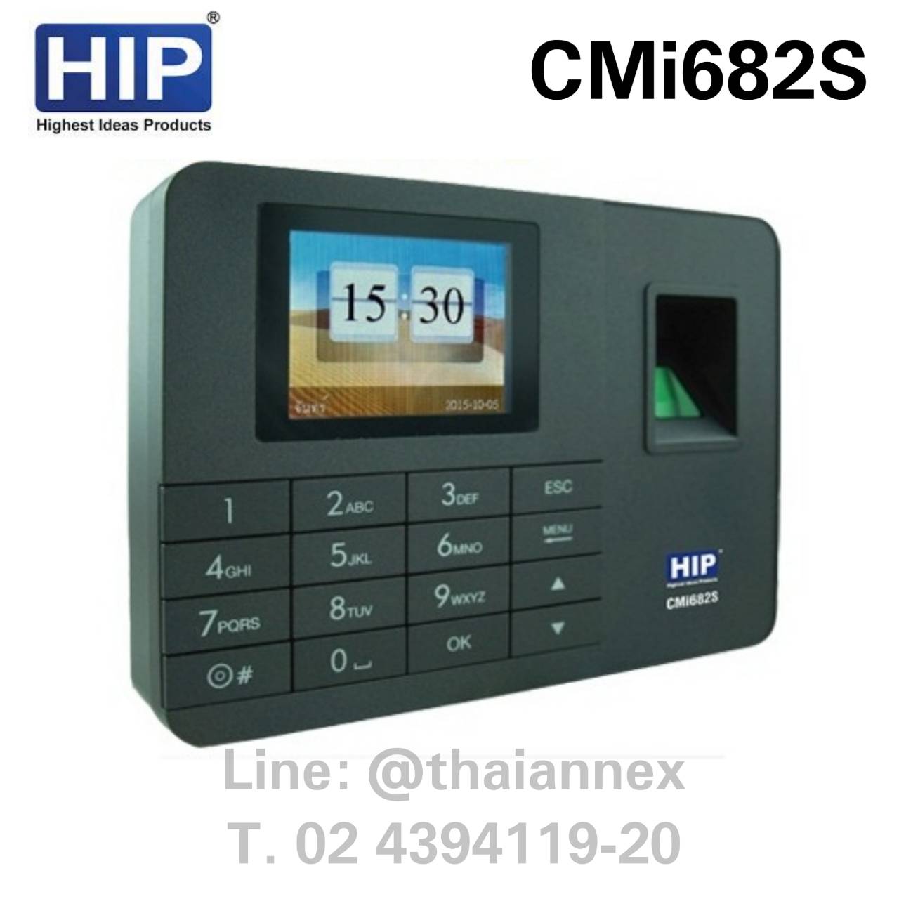 เครื่องสแกนลายนิ้วมือ HIP CMi682S เครื่องสแกนลายนิ้วมือ HIP CMi682S