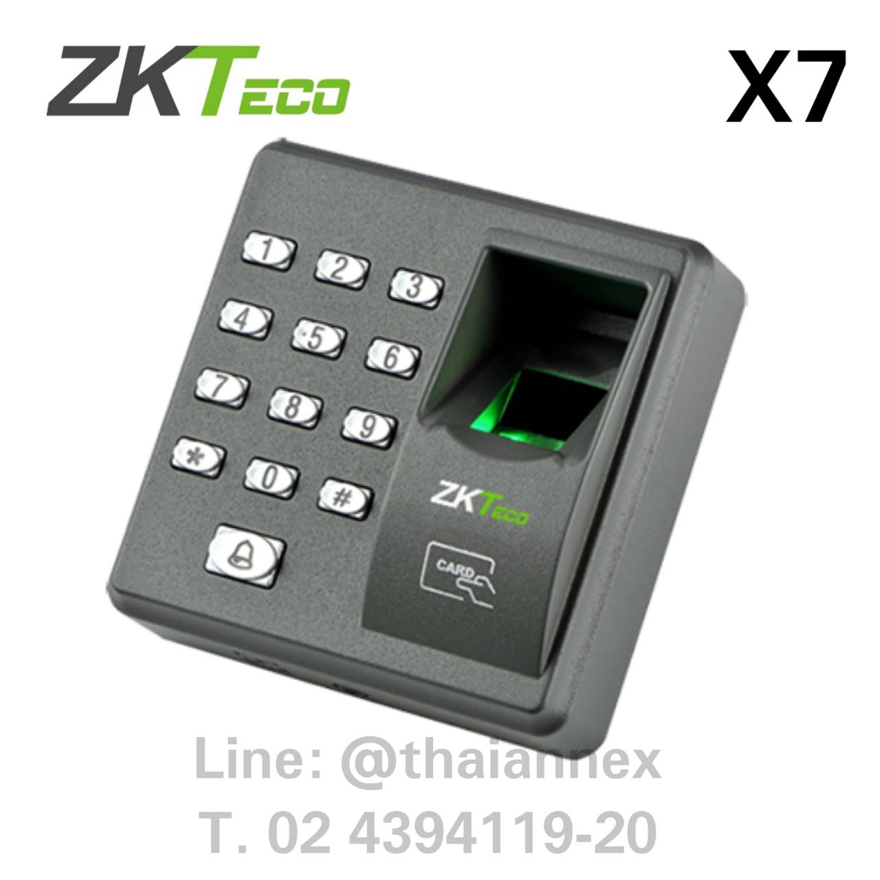 เครื่องสแกนลายนิ้วมือ ZK X7 (Access Control) เครื่องสแกนลายนิ้วมือ ZK X7 (Access Control)