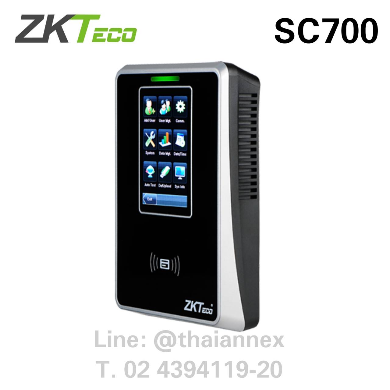 เครื่องทาบบัตร ZK SC700 Touch (Access Control) เครื่องทาบบัตร ZK SC700 Touch (Access Control)
