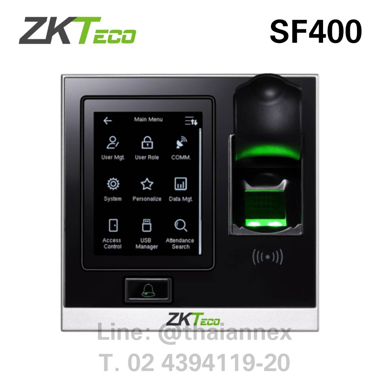 เครื่องสแกนลายนิ้วมือ ZK SF400 (Access Control) เครื่องสแกนลายนิ้วมือ ZK SF400 (Access Control)