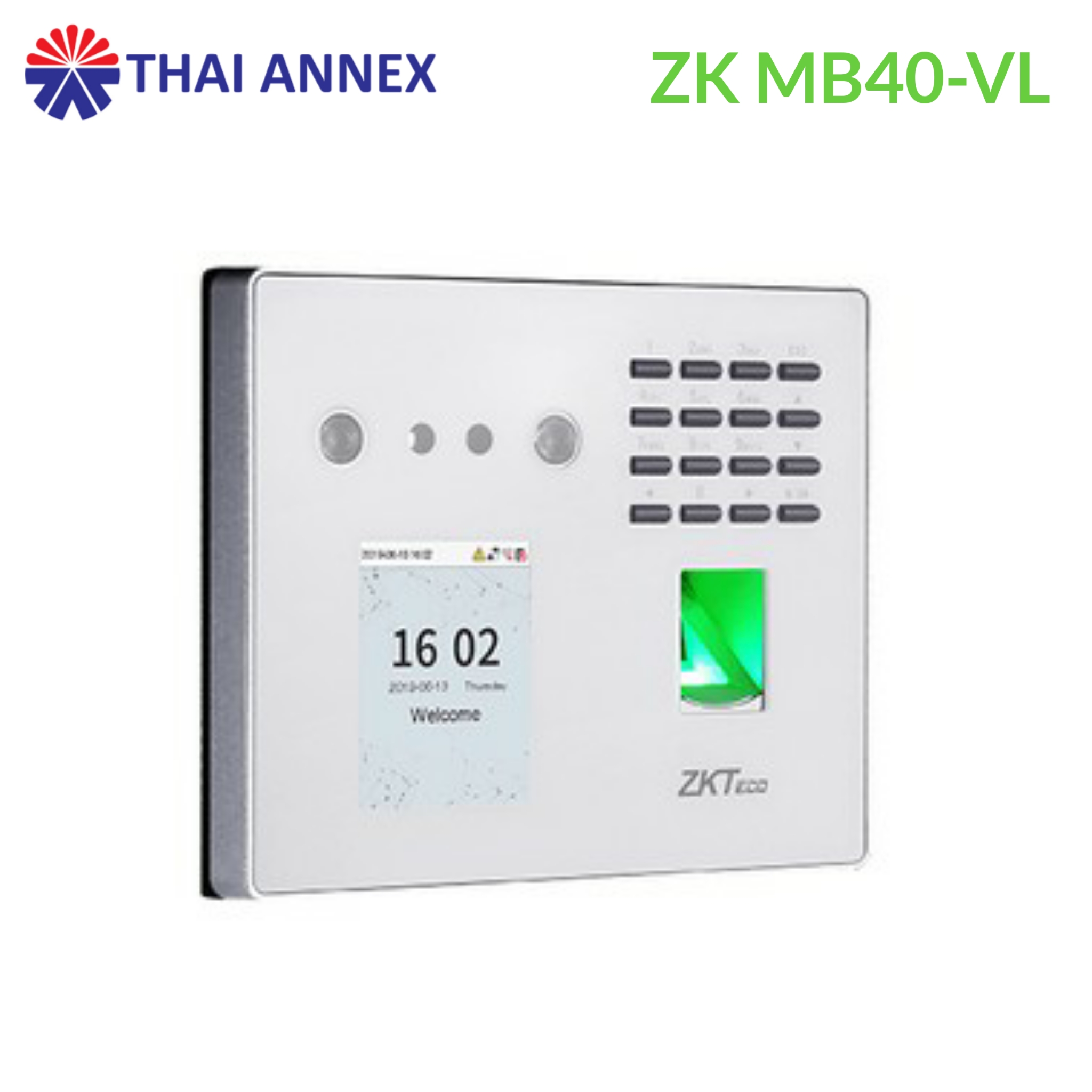 เครื่องสแกนใบหน้า ZK MB40-VL เครื่องสแกนใบหน้า ZK MB40-VL