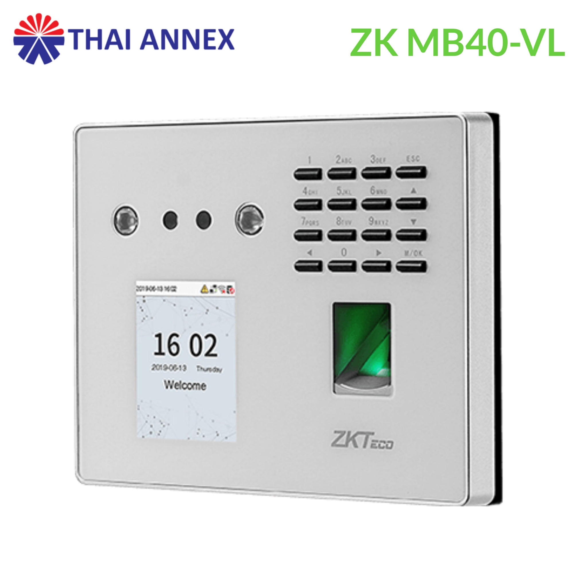 เครื่องสแกนใบหน้า ZK MB40-VL