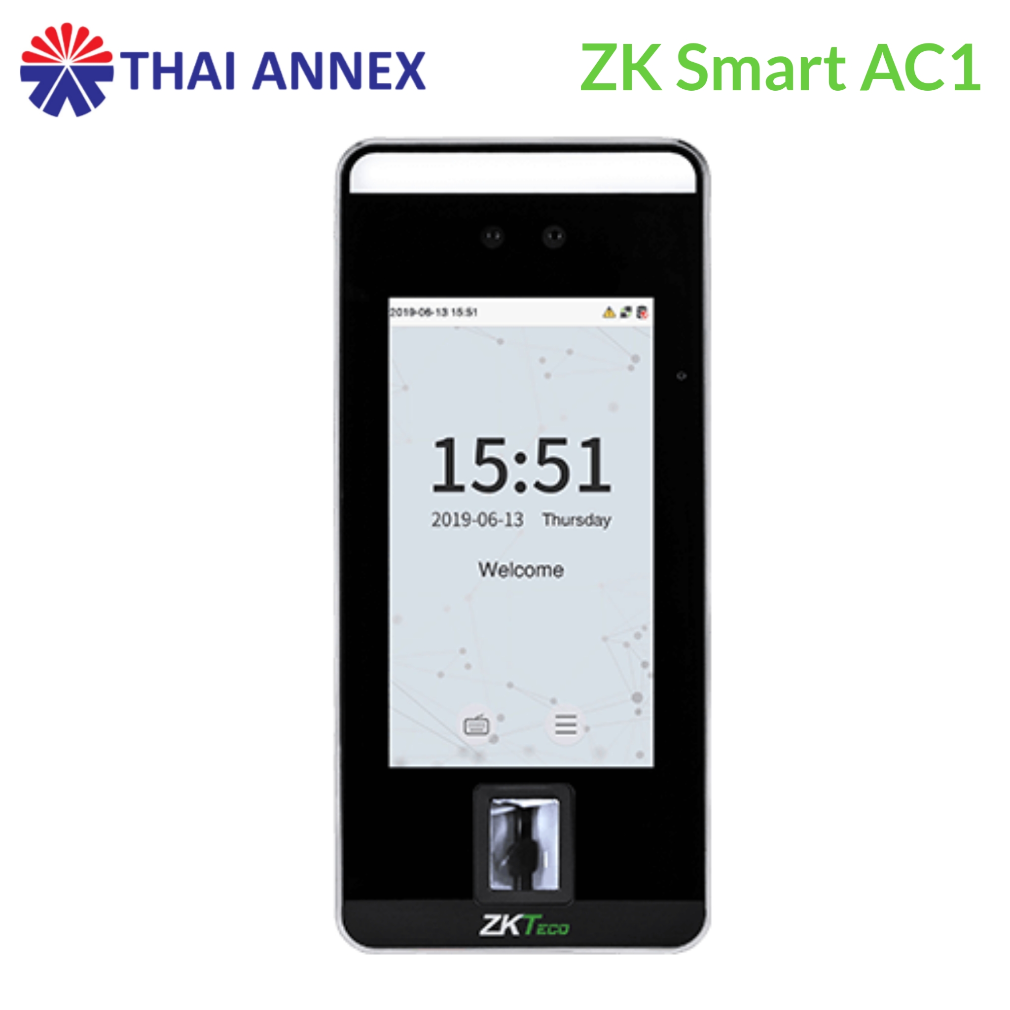 เครื่องสแกนใบหน้า ZK Smart AC1 (Access Control) เครื่องสแกนใบหน้า ZK Smart AC1 (Access Control)