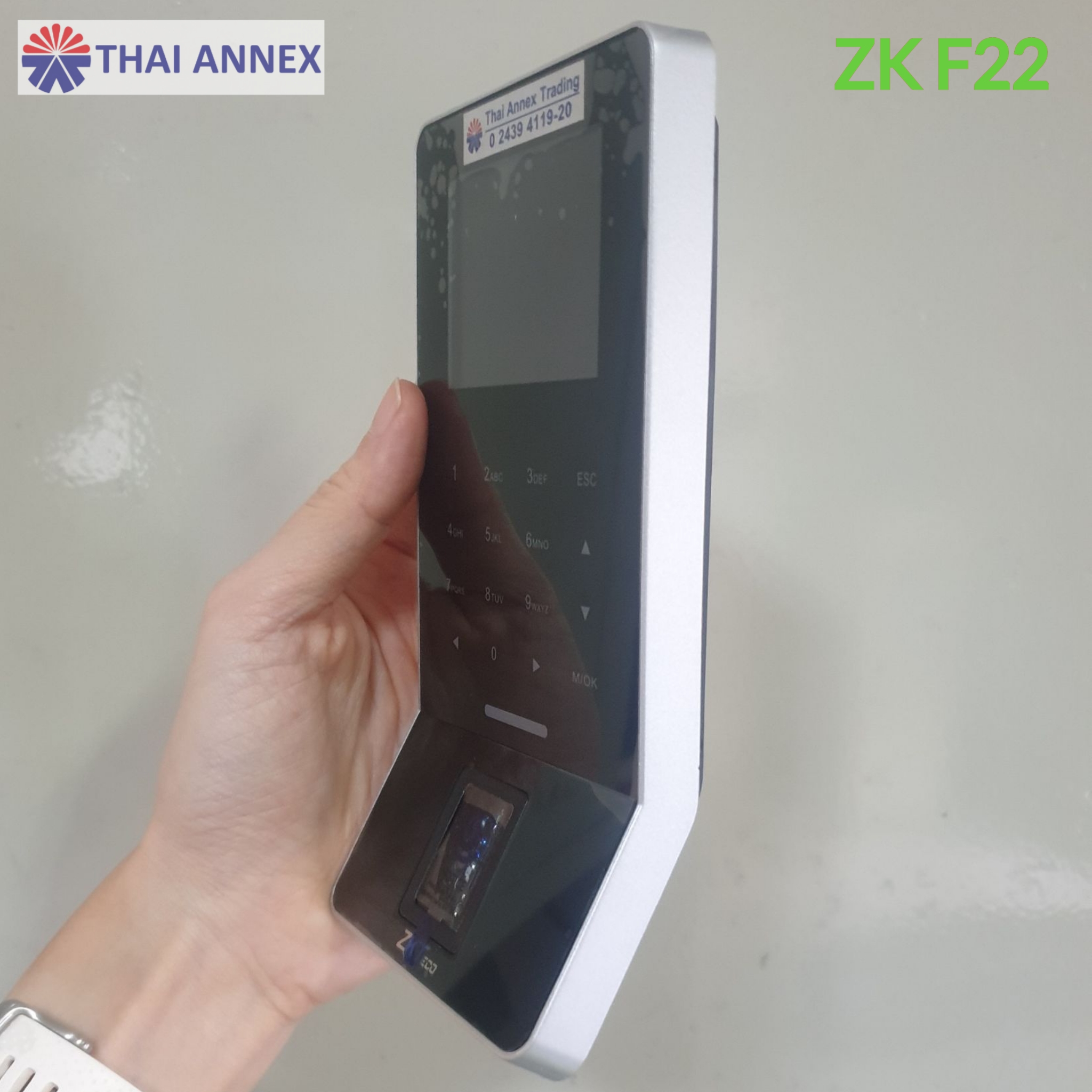 เครื่องสแกนลายนิ้วมือ ZK F22 เครื่องสแกนลายนิ้วมือ ZK F22
