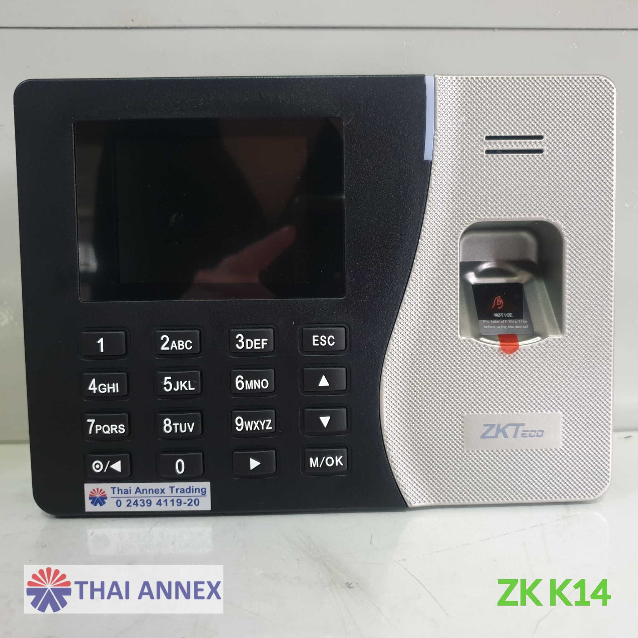 เครื่องสแกนลายนิ้วมือ ZK K14 เครื่องสแกนลายนิ้วมือ ZK K14