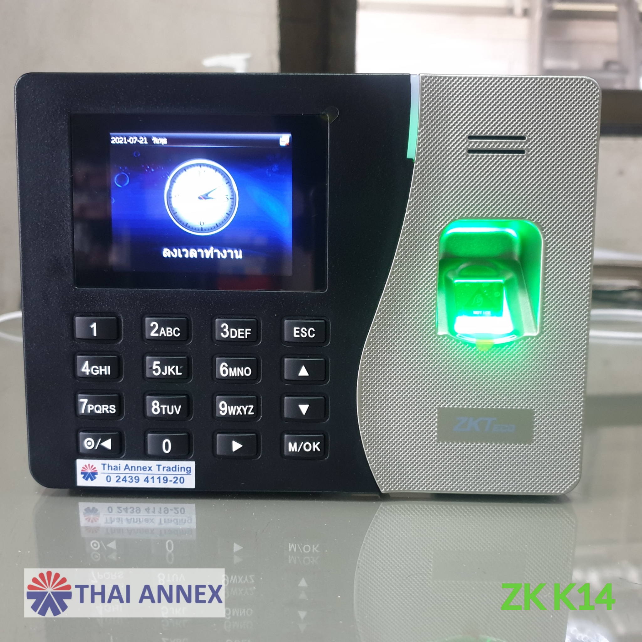 เครื่องสแกนลายนิ้วมือ ZK K14 เครื่องสแกนลายนิ้วมือ ZK K14
