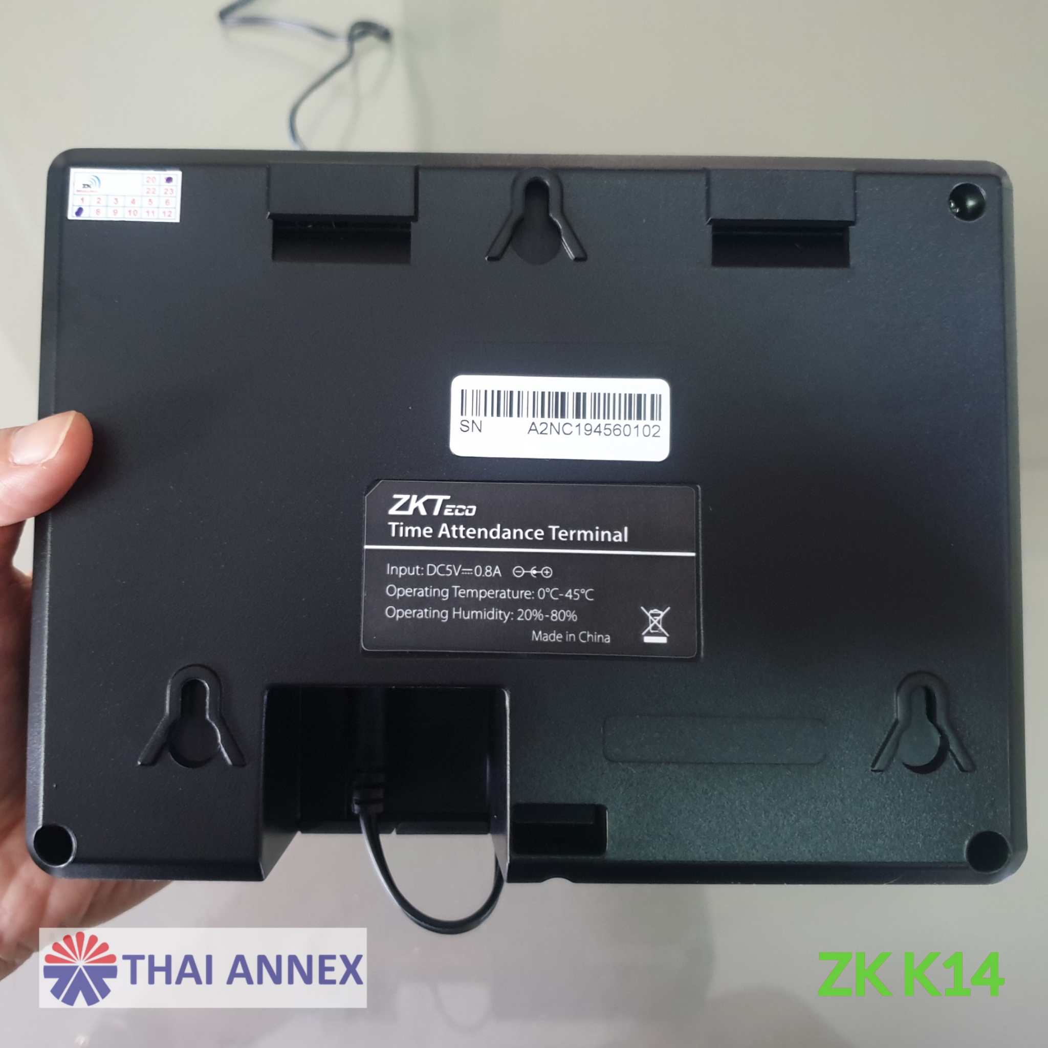 เครื่องสแกนลายนิ้วมือ ZK K14 เครื่องสแกนลายนิ้วมือ ZK K14