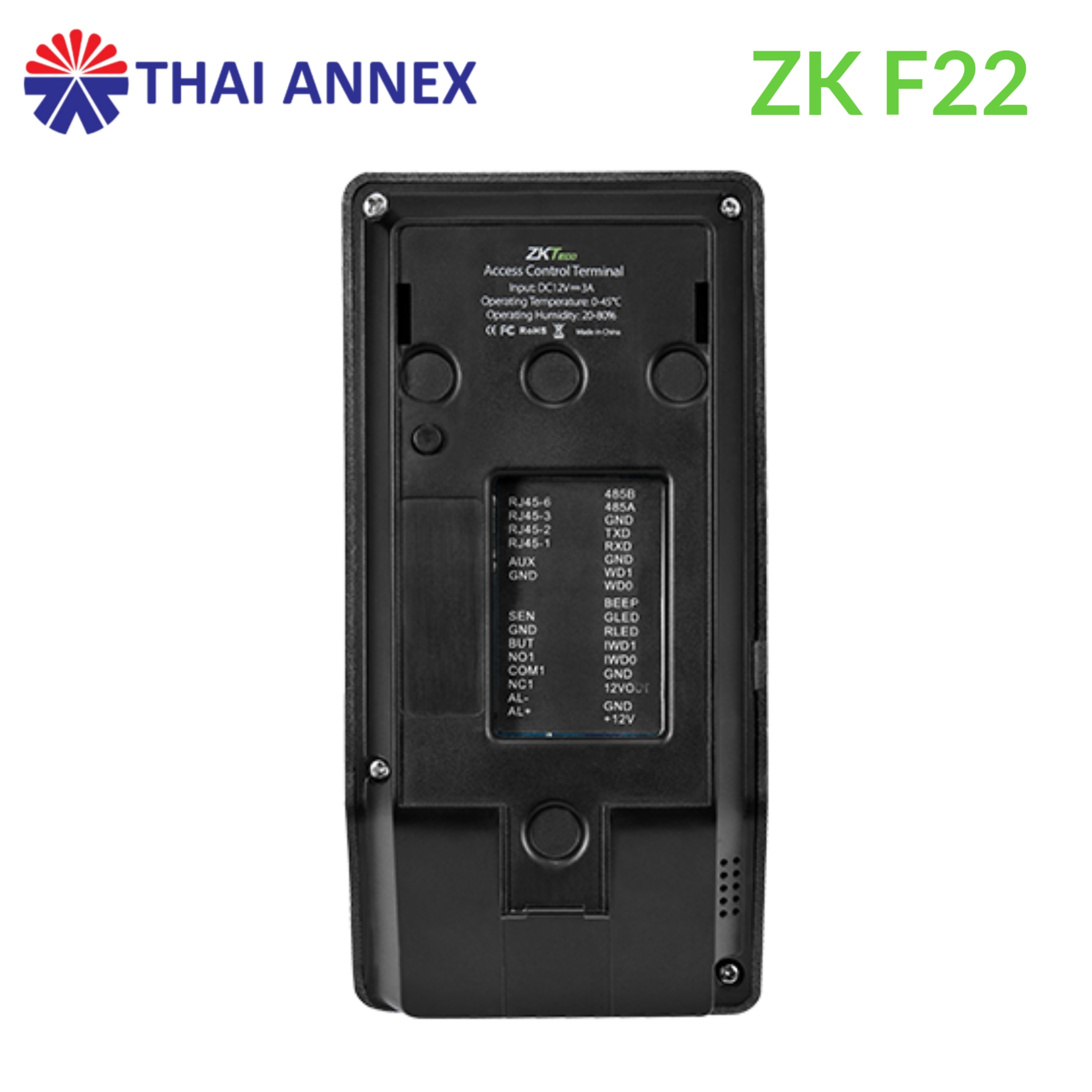 เครื่องสแกนลายนิ้วมือ ZK F22 เครื่องสแกนลายนิ้วมือ ZK F22