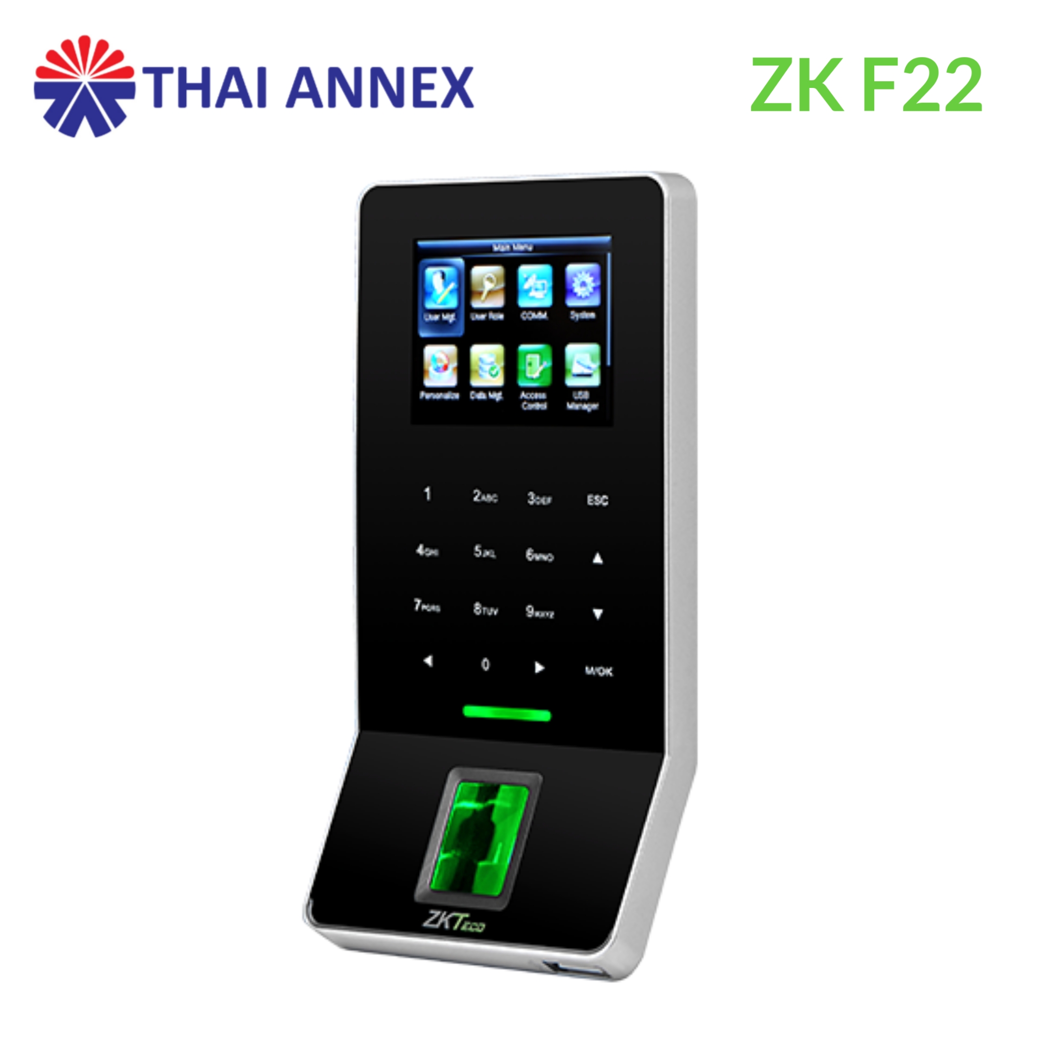 เครื่องสแกนลายนิ้วมือ ZK F22