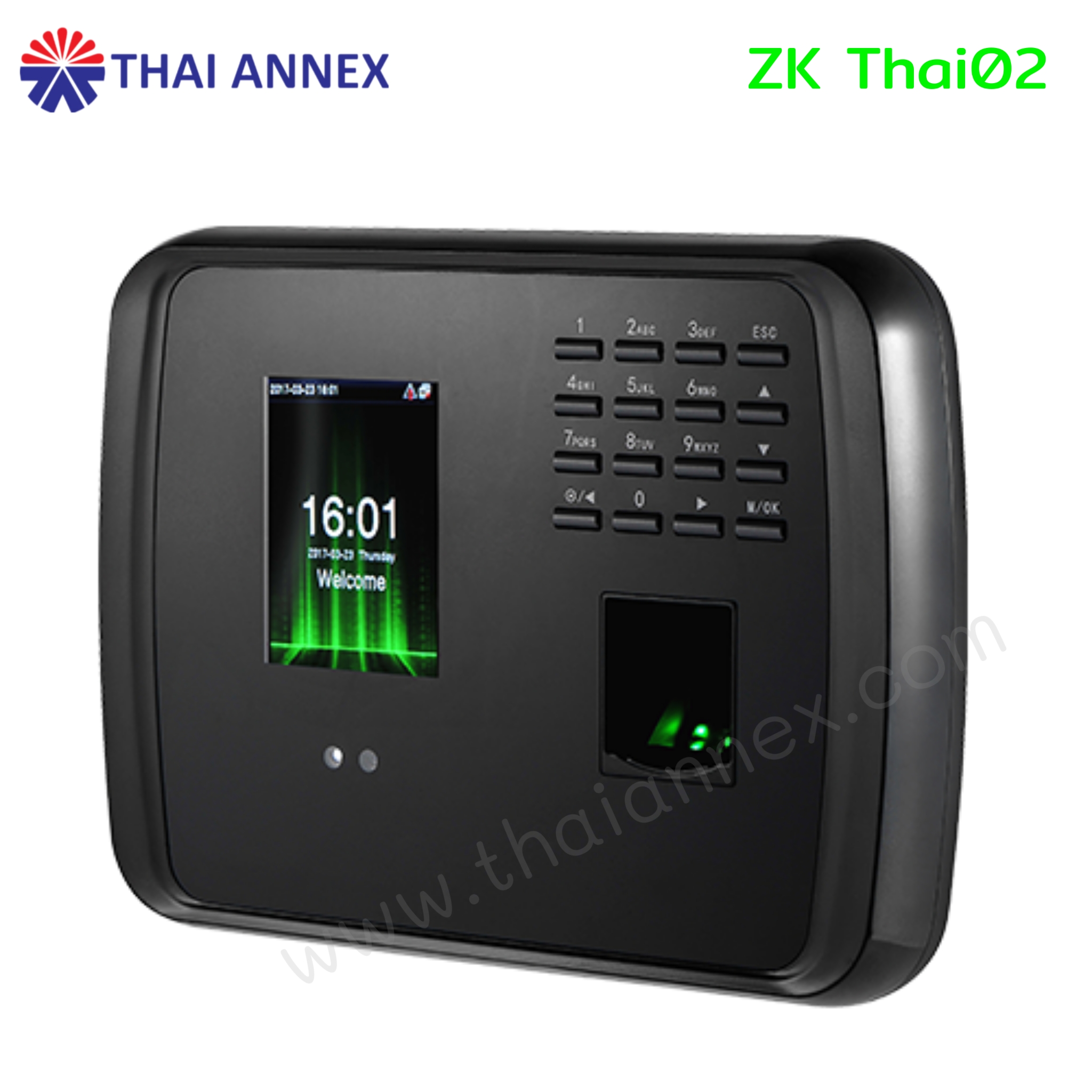 เครื่องสแกนใบหน้า ZK Thai02 NEW (MB460) (Access Control)