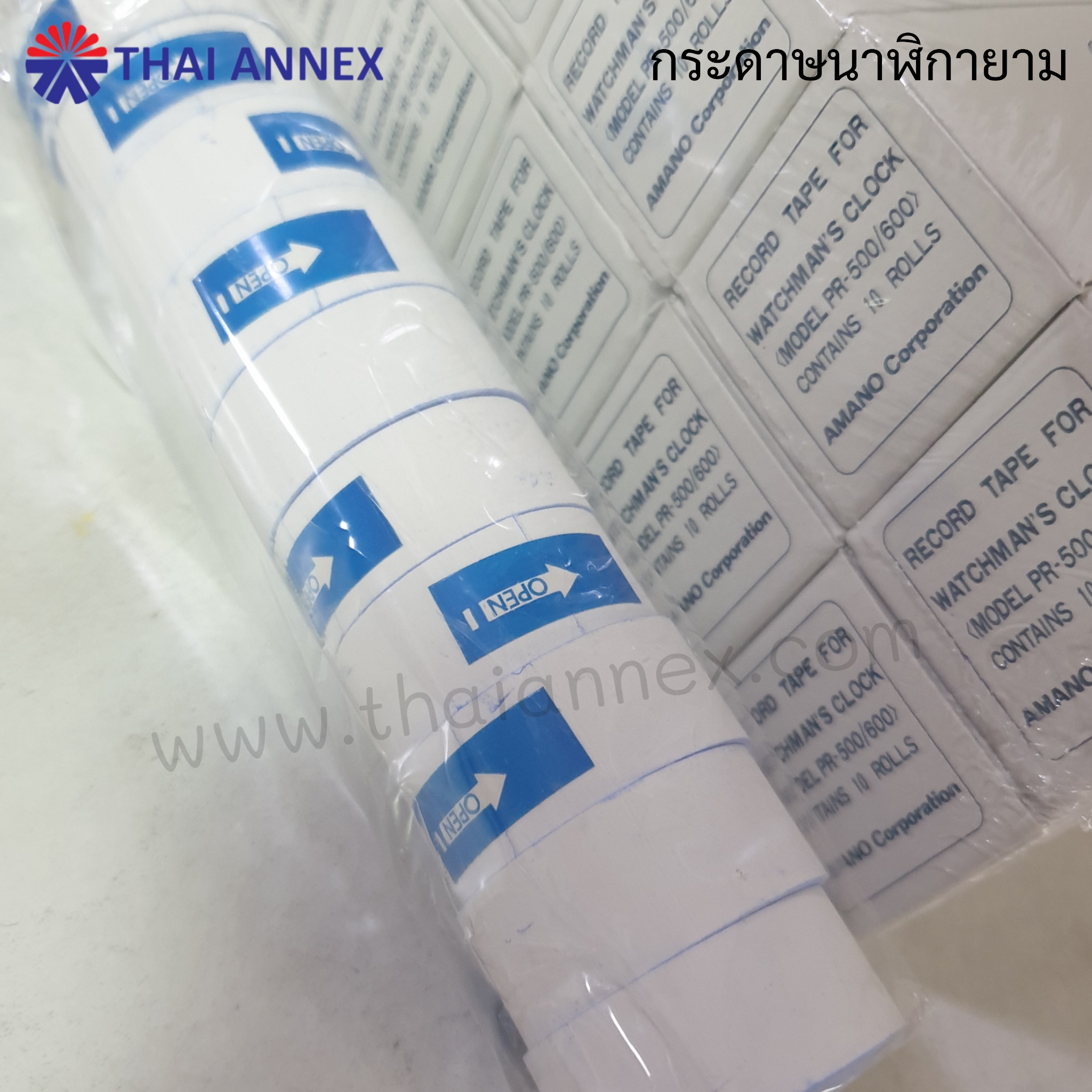 กระดาษนาฬิกายาม AMANO PR500/600 กระดาษนาฬิกายาม AMANO PR500/600