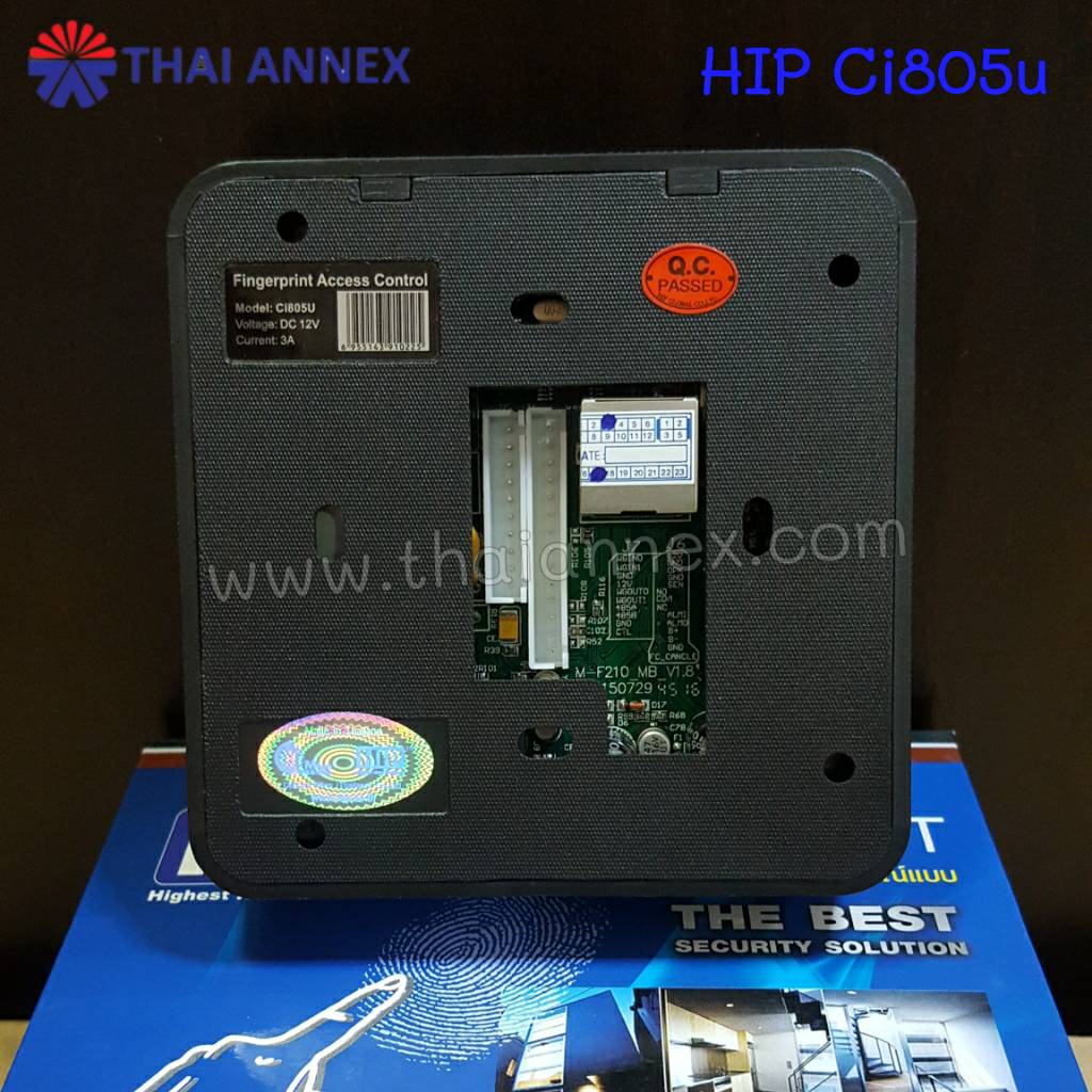 เครื่องสแกนลายนิ้วมือ HIP Ci805U (Access Control) เครื่องสแกนลายนิ้วมือ HIP Ci805U (Access Control)