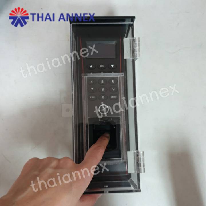 กล่องอะคริลิคสำหรับใส่เครื่องสแกนลายนิ้วมือ ZKteco TF1700 กล่องอะคริลิคสำหรับใส่เครื่องสแกนลายนิ้วมือ ZKteco TF1700