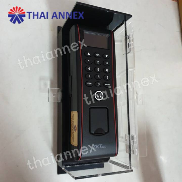 กล่องอะคริลิคสำหรับใส่เครื่องสแกนลายนิ้วมือ ZKteco TF1700 กล่องอะคริลิคสำหรับใส่เครื่องสแกนลายนิ้วมือ ZKteco TF1700