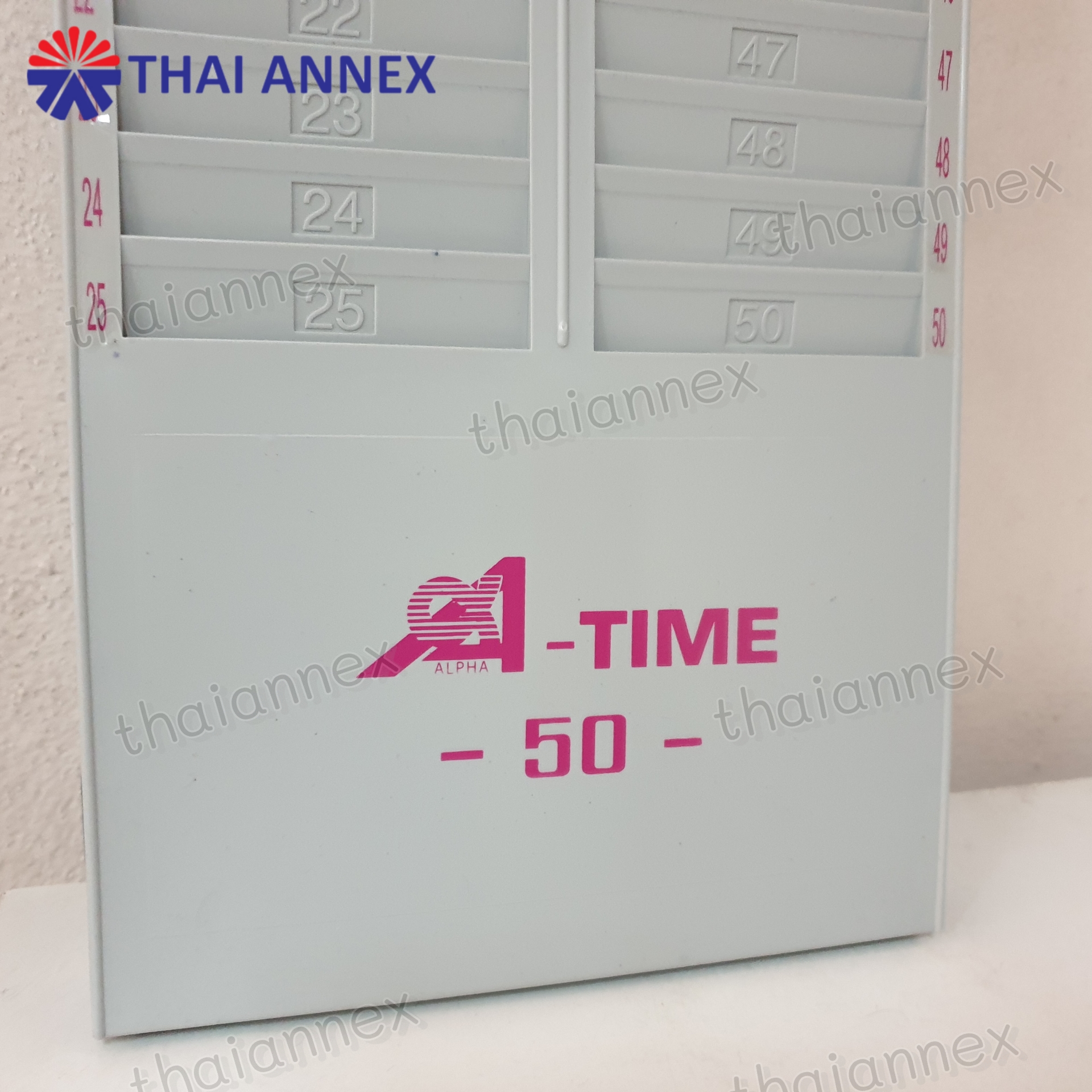 แผงเสียบบัตร 50 ช่อง (พลาสติก) แผงเสียบบัตร 50 ช่อง (พลาสติก)