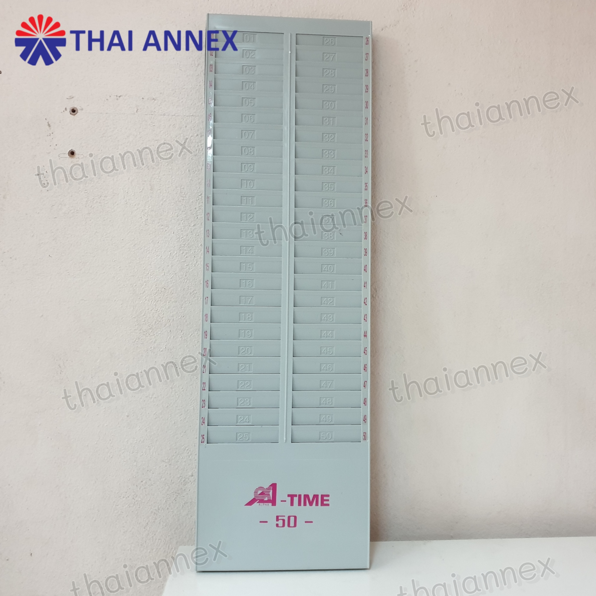 แผงเสียบบัตร 50 ช่อง (พลาสติก) แผงเสียบบัตร 50 ช่อง (พลาสติก)
