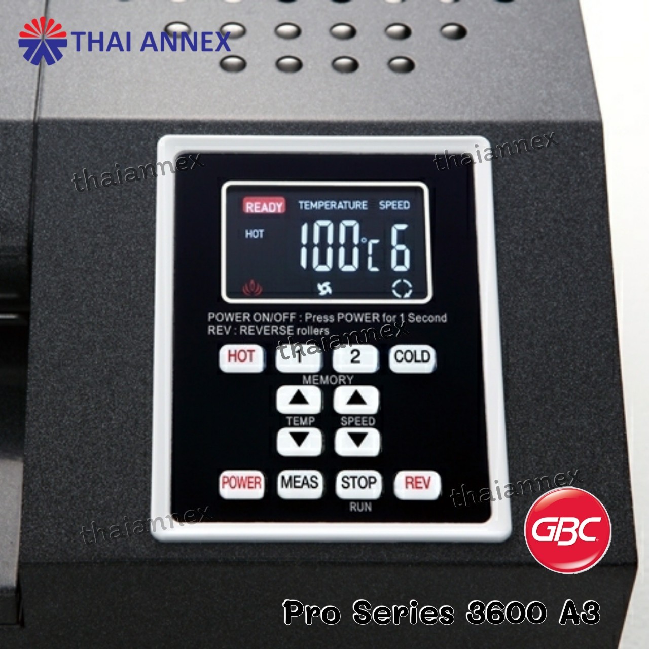 เครื่องเคลือบเอกสาร GBC Pro series 3600L A3 เครื่องเคลือบเอกสาร GBC Pro series 3600L A3