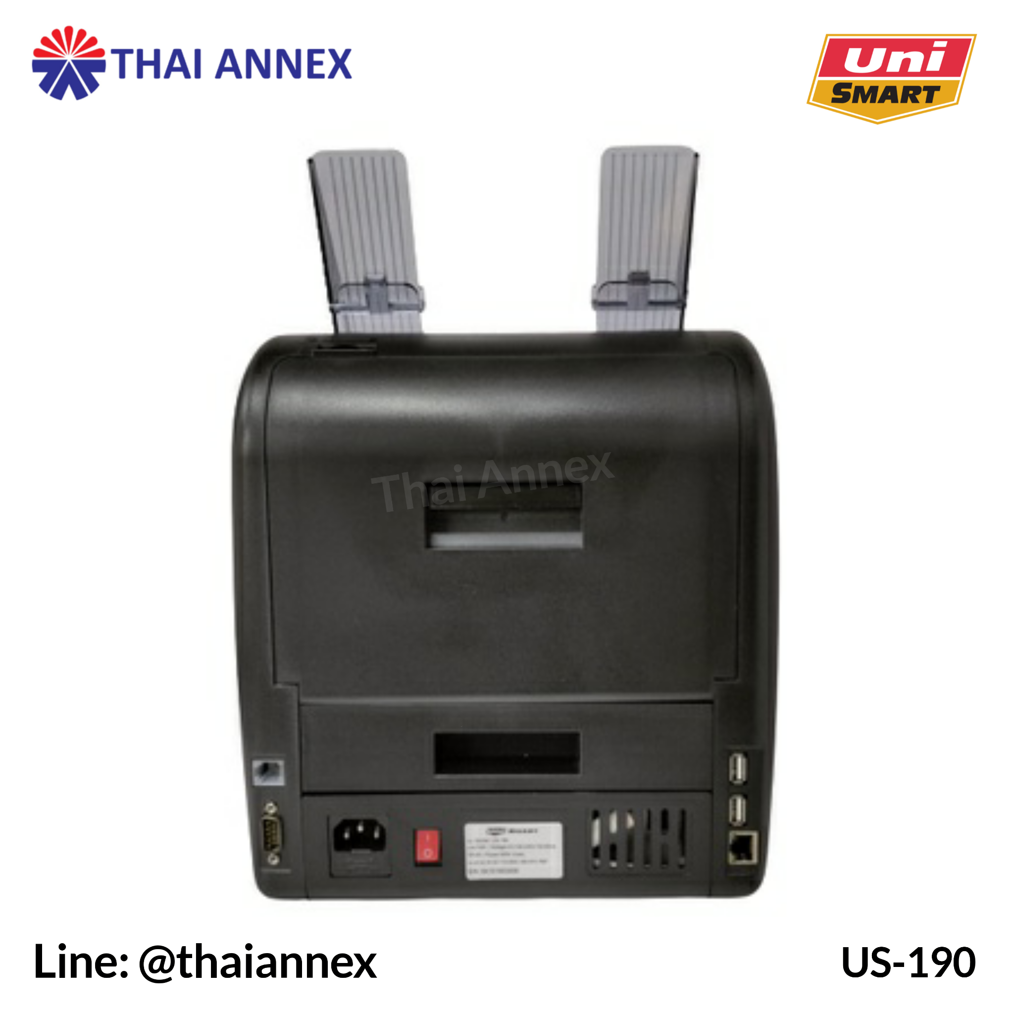 เครื่องตรวจสอบและนับธนบัตร Uni-Smart: US-190 เครื่องตรวจสอบและนับธนบัตร Uni-Smart: US-190