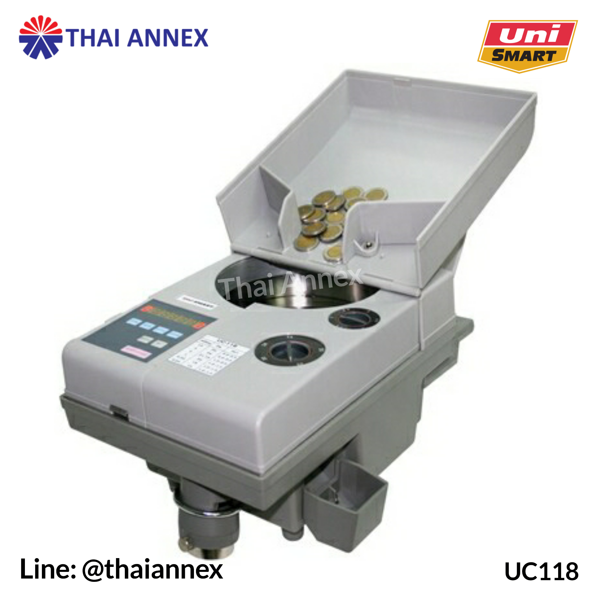 เครื่องนับเหรียญ Uni-Smart: UC-118