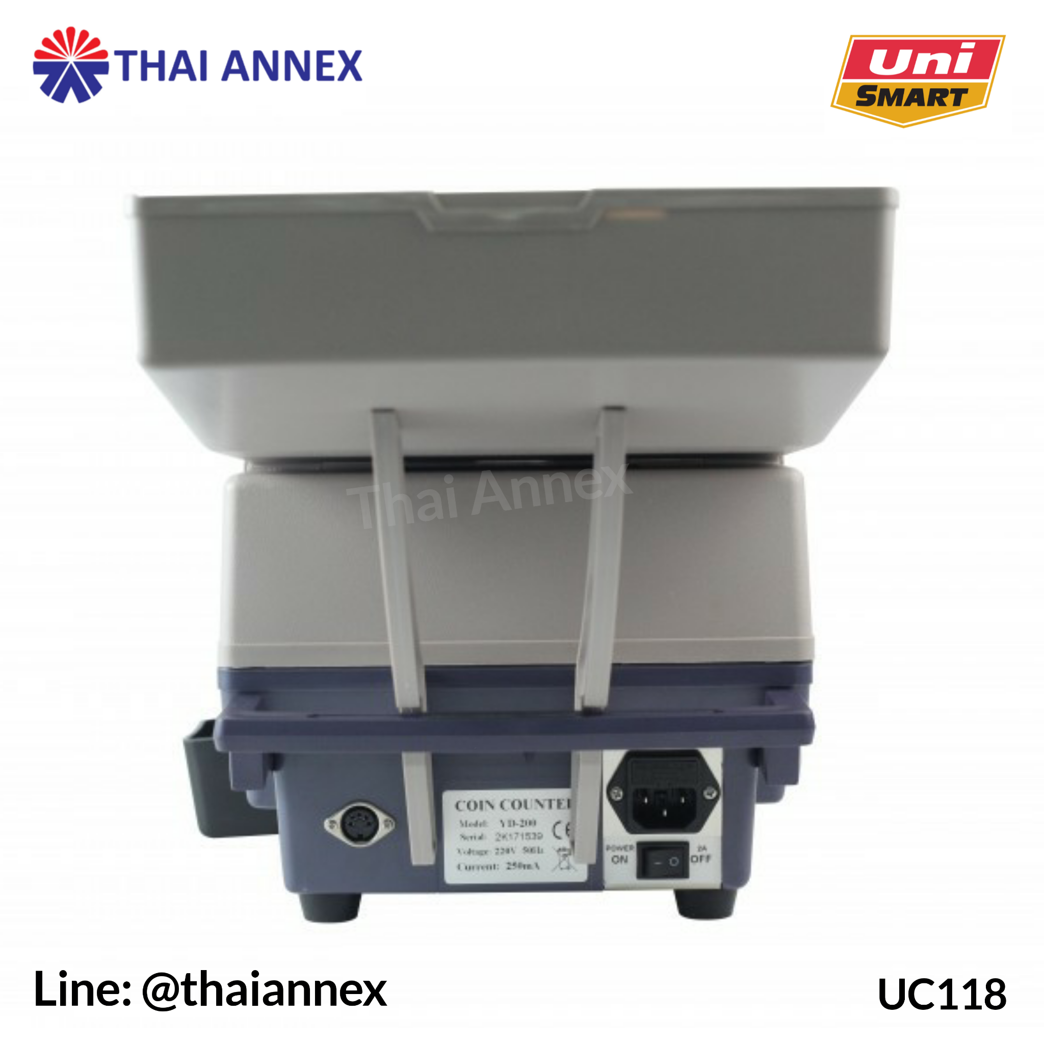 เครื่องนับเหรียญ Uni-Smart: UC-118