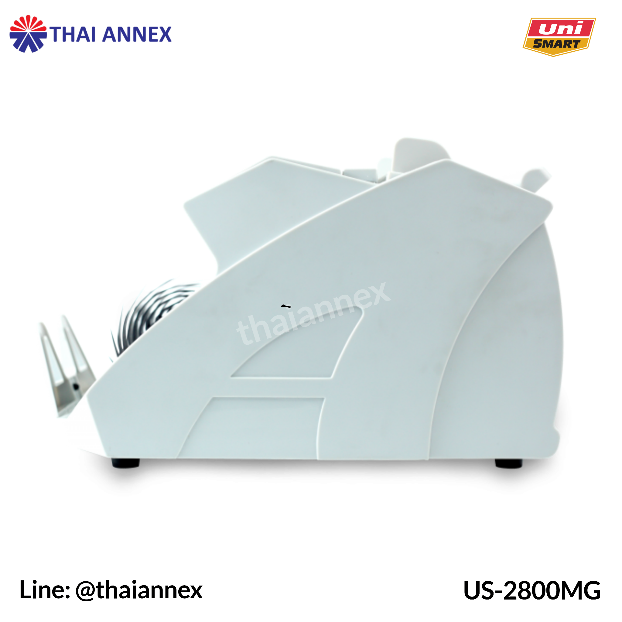 เครื่องตรวจสอบและนับธนบัตร Uni-Smart: US-2800MG เครื่องตรวจสอบและนับธนบัตร Uni-Smart: US-2800MG