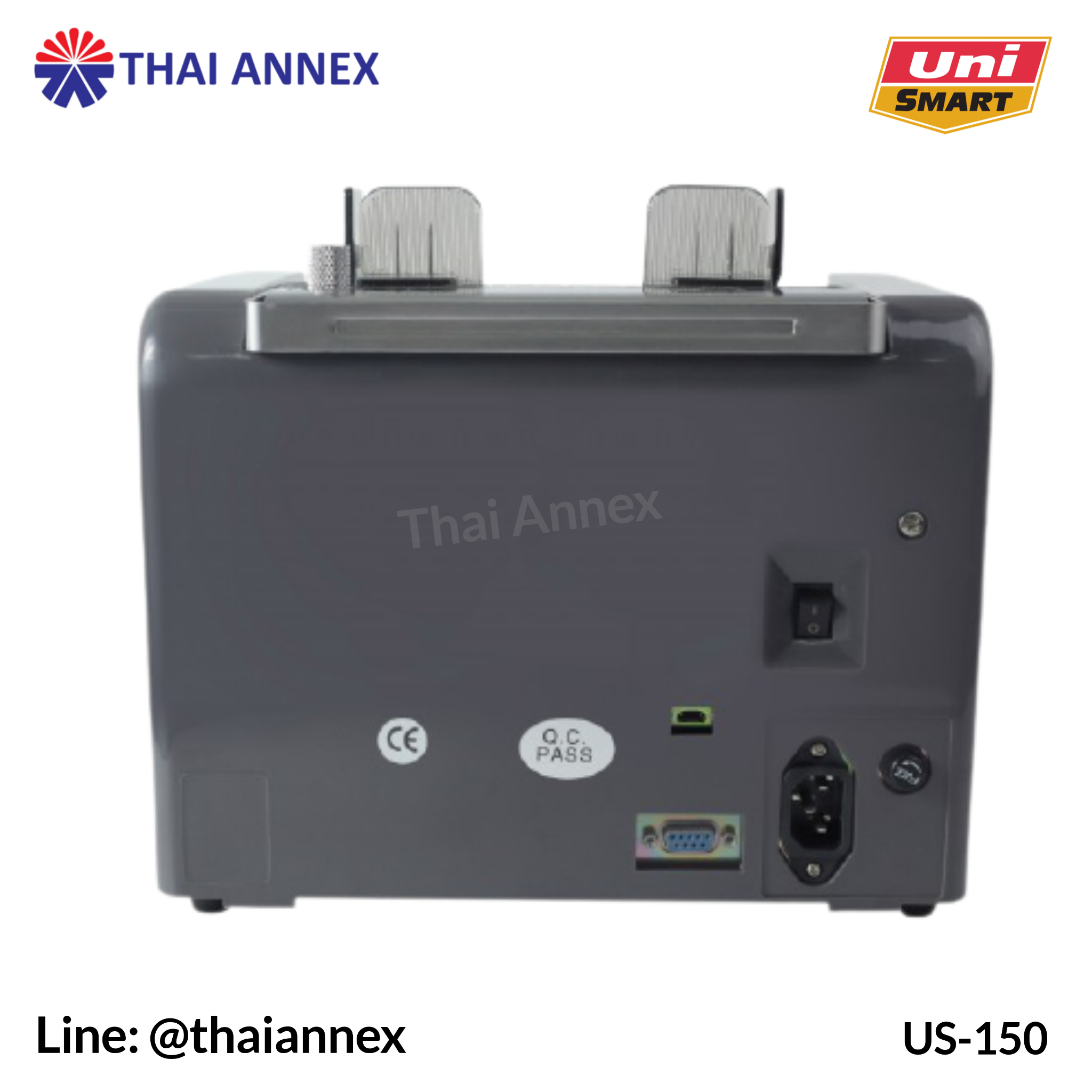 เครื่องตรวจสอบและนับธนบัตร Uni-Smart: US-150D เครื่องตรวจสอบและนับธนบัตร Uni-Smart: US-150D
