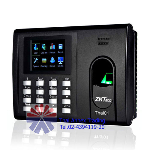 เครื่องสแกนลายนิ้วมือราคาถูก zk Thai01