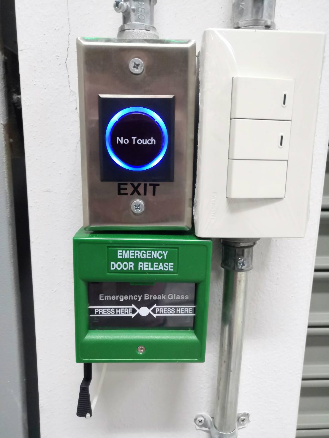 Exit Switch No Touch Break Glass